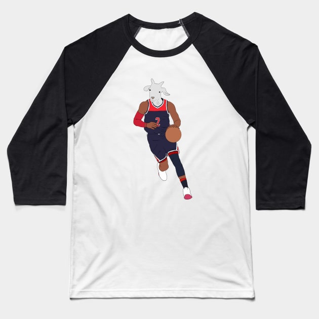 John Wall, The GOAT Baseball T-Shirt by rattraptees